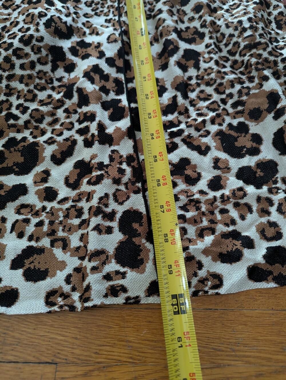 Karen Millen NWT Slinky Animal Print Knit Maxi Dress 4 Halter Safari Cocktail - Picture 9 of 12